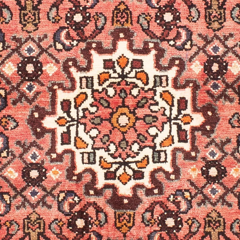 Hosseinabad Teppich 113x158cm - Perserteppich - hellrot