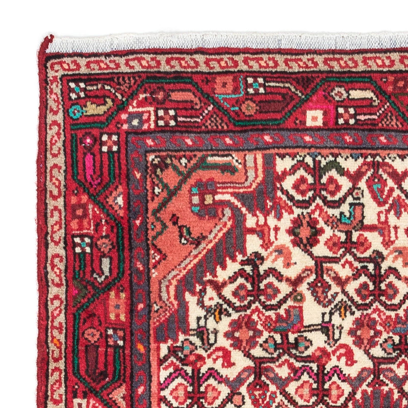 Hosseinabad Teppich 75x130cm - Perserteppich - hellrot