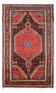 Hosseinabad Teppich 139x226cm - Perserteppich - dunkelblau
