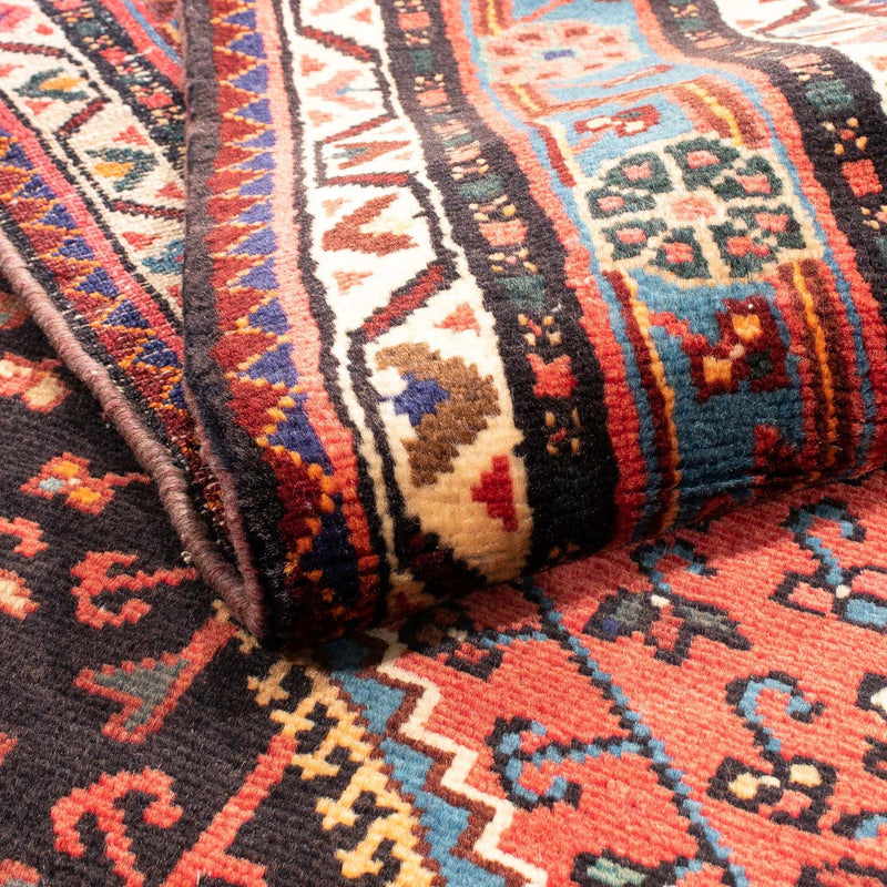 Hosseinabad Teppich 139x226cm - Perserteppich - dunkelblau