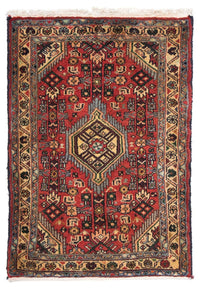 Hosseinabad Teppich 62x87cm - Perserteppich - dunkelrot – product image