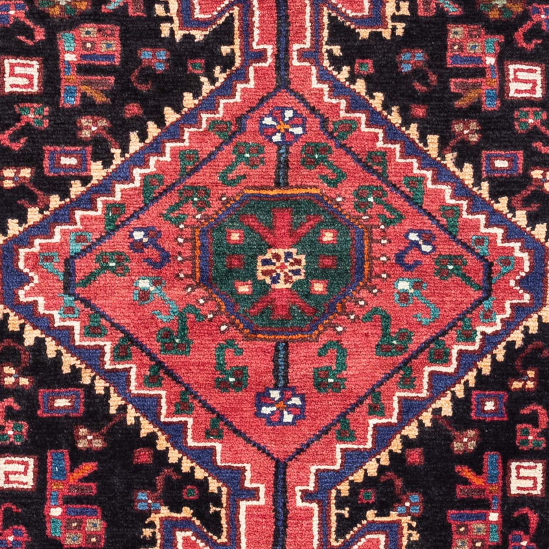 Touiserkan Teppich 80x145cm - Perserteppich - dunkelblau