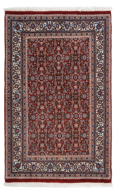 Moud Teppich 95x140cm - Perserteppich - dunkelrot