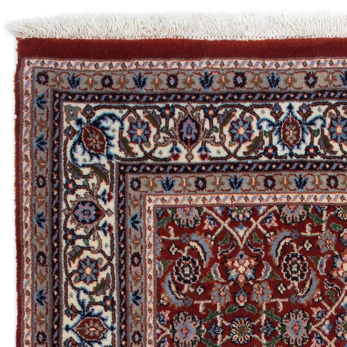 Moud Teppich 95x140cm - Perserteppich - dunkelrot