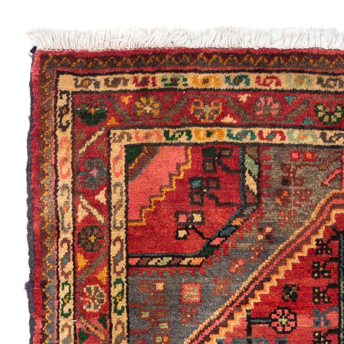 Hosseinabad Teppich 82x140cm - Perserteppich - rot
