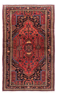 Hosseinabad Teppich 136x230cm - Perserteppich - dunkelrot – product image