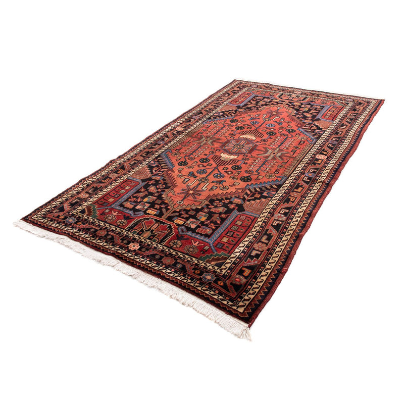 Hosseinabad Teppich 136x230cm - Perserteppich - dunkelrot