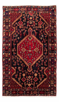 Hamadan Teppich 160x225cm - Perserteppich - dunkelblau – product image