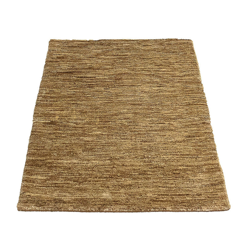 Gabbeh Teppich Indus 64x94cm - Wollteppich - hellbraun