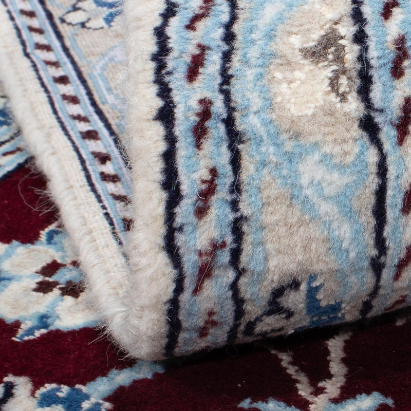 Nain Teppich 189x240cm - Perserteppich - dunkelrot