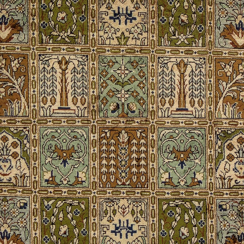 Ghom Teppich 54x72cm - Perserteppich - mehrfarbig