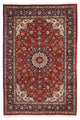 Keshan Teppich 196x291cm - Perserteppich - dunkelrot