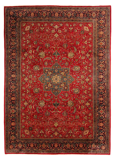 Mahal Teppich 285x395cm - Perserteppich - rot