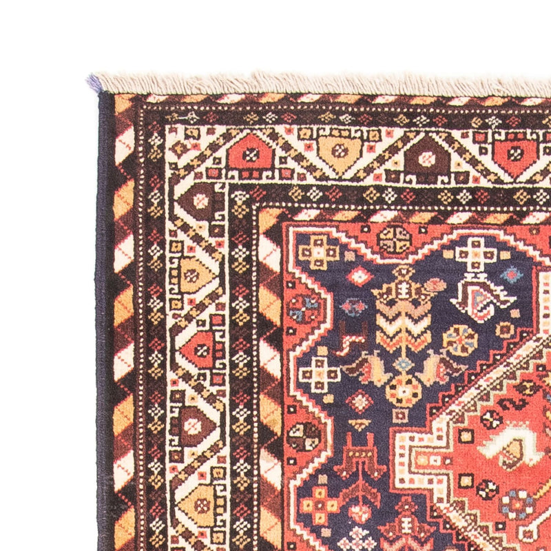 Afshar Sirjan Teppich 117x240cm - Perserteppich - hellrot