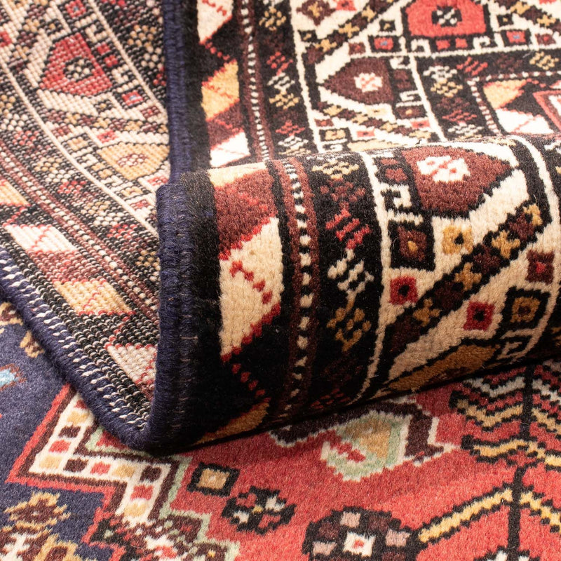Afshar Sirjan Teppich 117x240cm - Perserteppich - hellrot