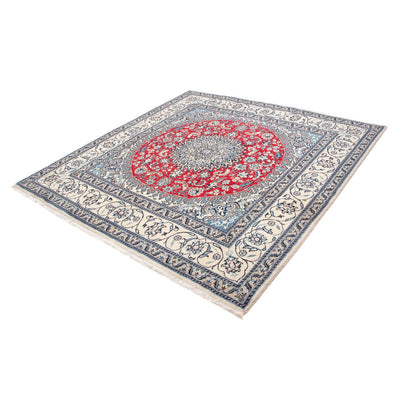 Nain Teppich 190x200cm - Perserteppich - dunkelrot
