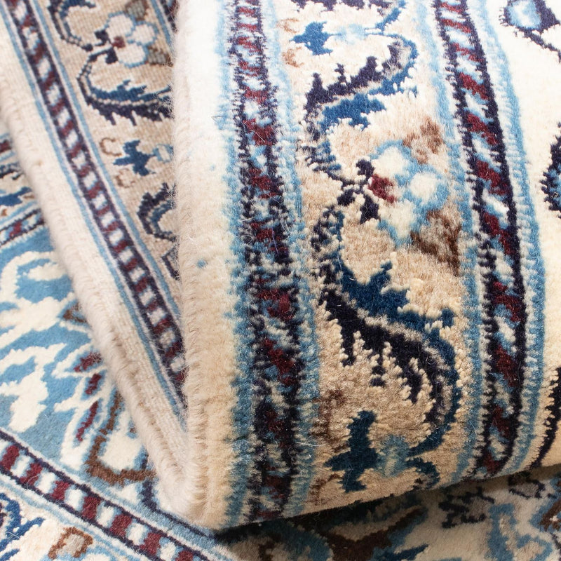 Nain Teppich 190x200cm - Perserteppich - dunkelrot