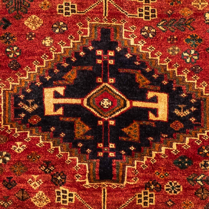 Ghashghai Teppich 173x225cm - Perserteppich - dunkelrot