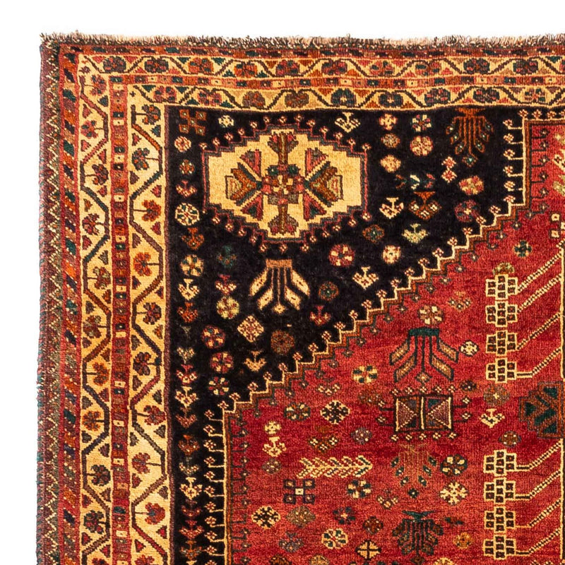 Ghashghai Teppich 173x225cm - Perserteppich - dunkelrot