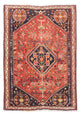 Shiraz Teppich 92x136cm - Perserteppich - dunkelrot