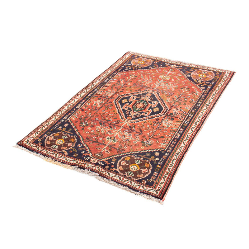 Shiraz Teppich 92x136cm - Perserteppich - dunkelrot