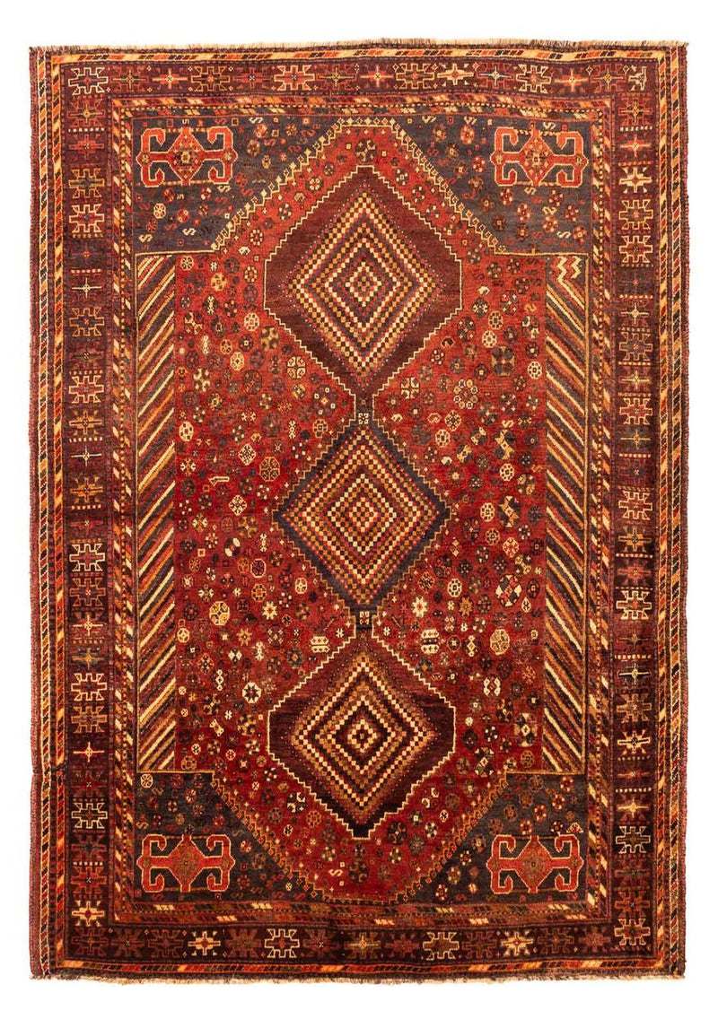 Shiraz Teppich 164x238cm - Perserteppich - rost