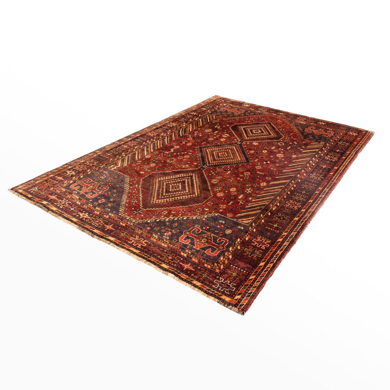 Shiraz Teppich 164x238cm - Perserteppich - rost