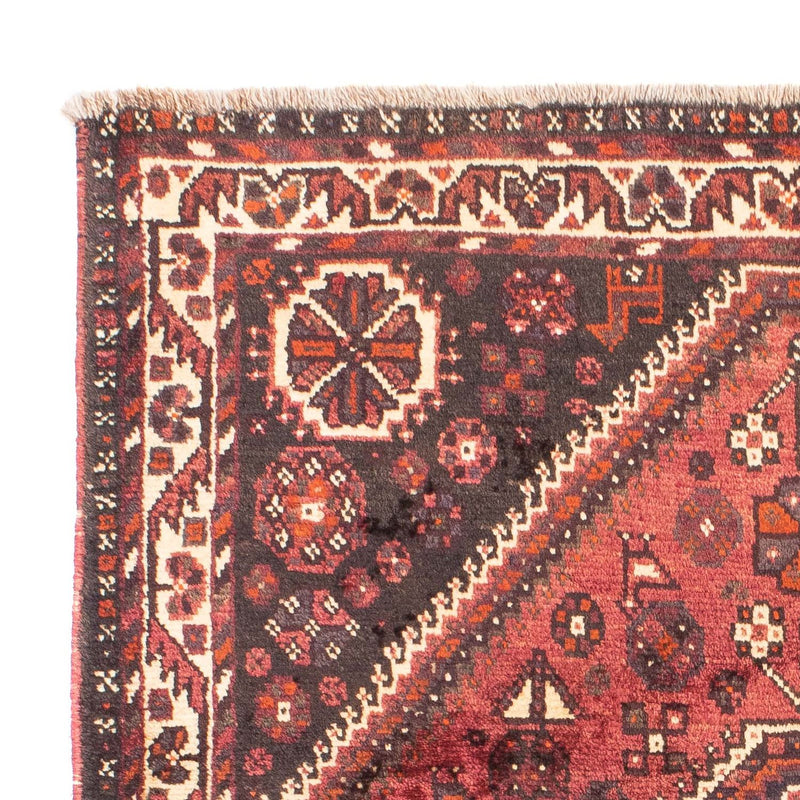 Shiraz Teppich 118x164cm - Perserteppich - dunkelrot