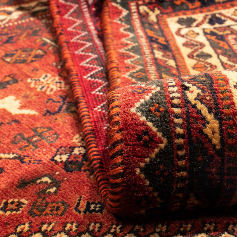 Shiraz Teppich 178x298cm - Perserteppich - dunkelrot