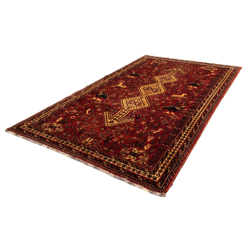 Shiraz Teppich 178x298cm - Perserteppich - dunkelrot