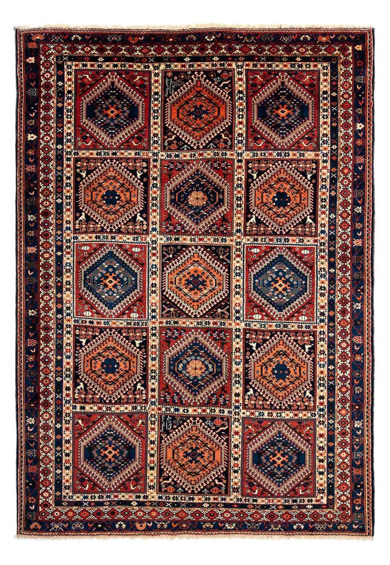 Yalameh Teppich 217x318cm - Perserteppich - dunkelblau