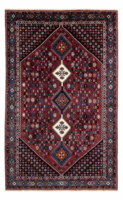Yalameh Teppich 205x320cm - Perserteppich - dunkelrot