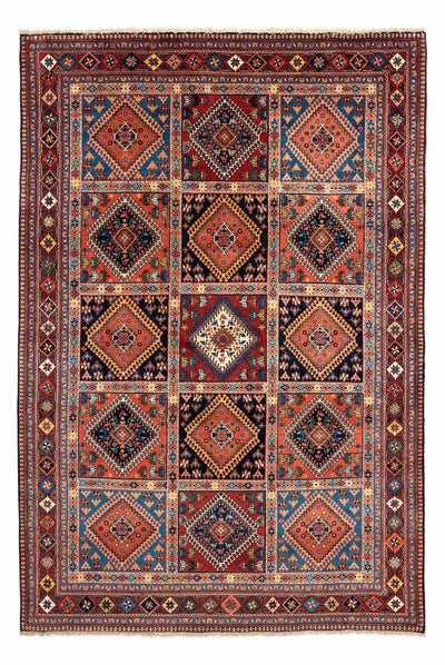 Yalameh Teppich 205x295cm - Perserteppich - hellrot