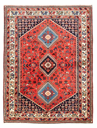 Yalameh Teppich 138x228cm - Perserteppich - rot