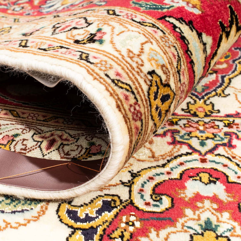Täbriz - 50 Raj Teppich 200x294cm - Perserteppich - beige