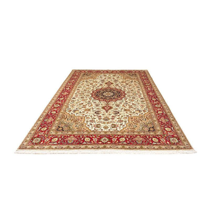 Täbriz - 50 Raj Teppich 200x294cm - Perserteppich - beige