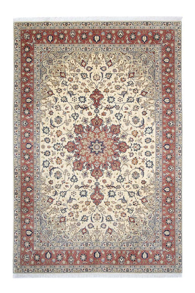Täbriz - 50 Raj Teppich 205x308cm - Perserteppich - beige