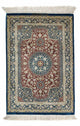 Ghom Teppich 61x92cm - Perserteppich - dunkelblau