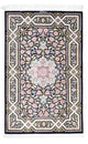 Ghom Teppich 79x124cm - Perserteppich - dunkelblau
