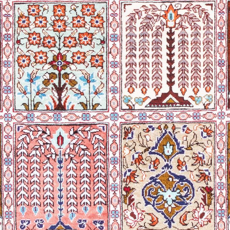 Ghom Teppich 77x122cm - Perserteppich - mehrfarbig