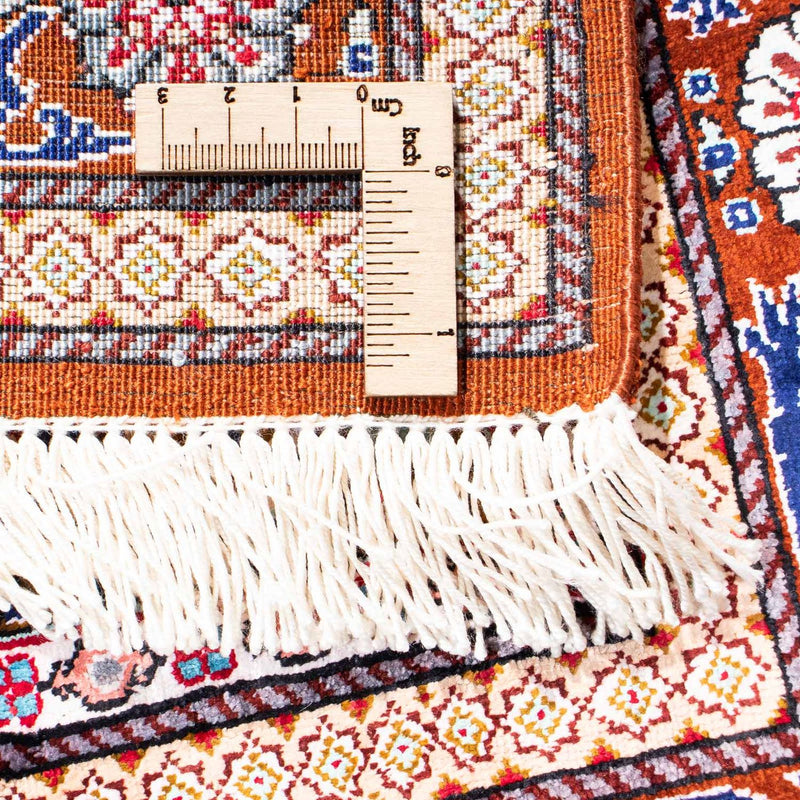 Ghom Teppich 77x122cm - Perserteppich - mehrfarbig
