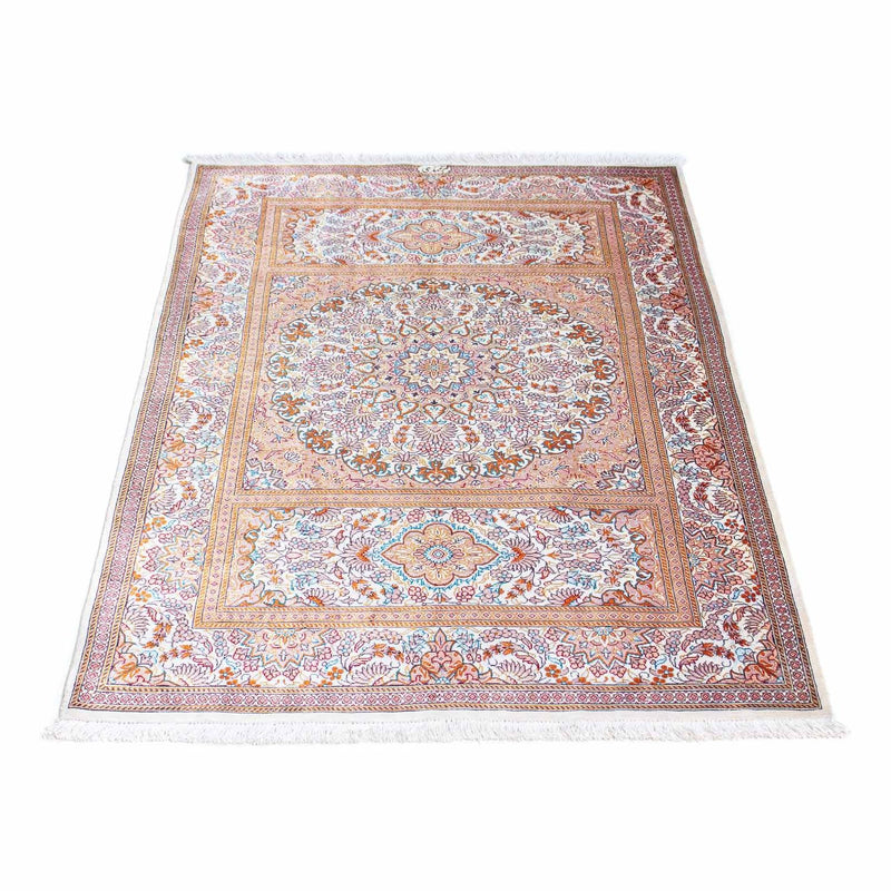 Ghom Teppich 78x122cm - Perserteppich - beige