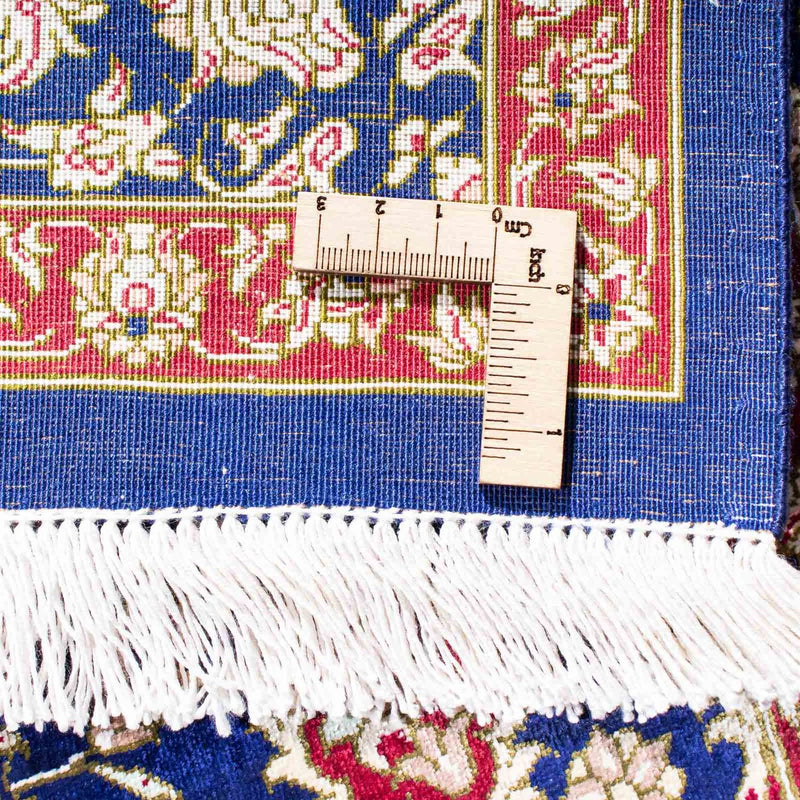 Ghom Teppich 78x117cm - Perserteppich - dunkelblau