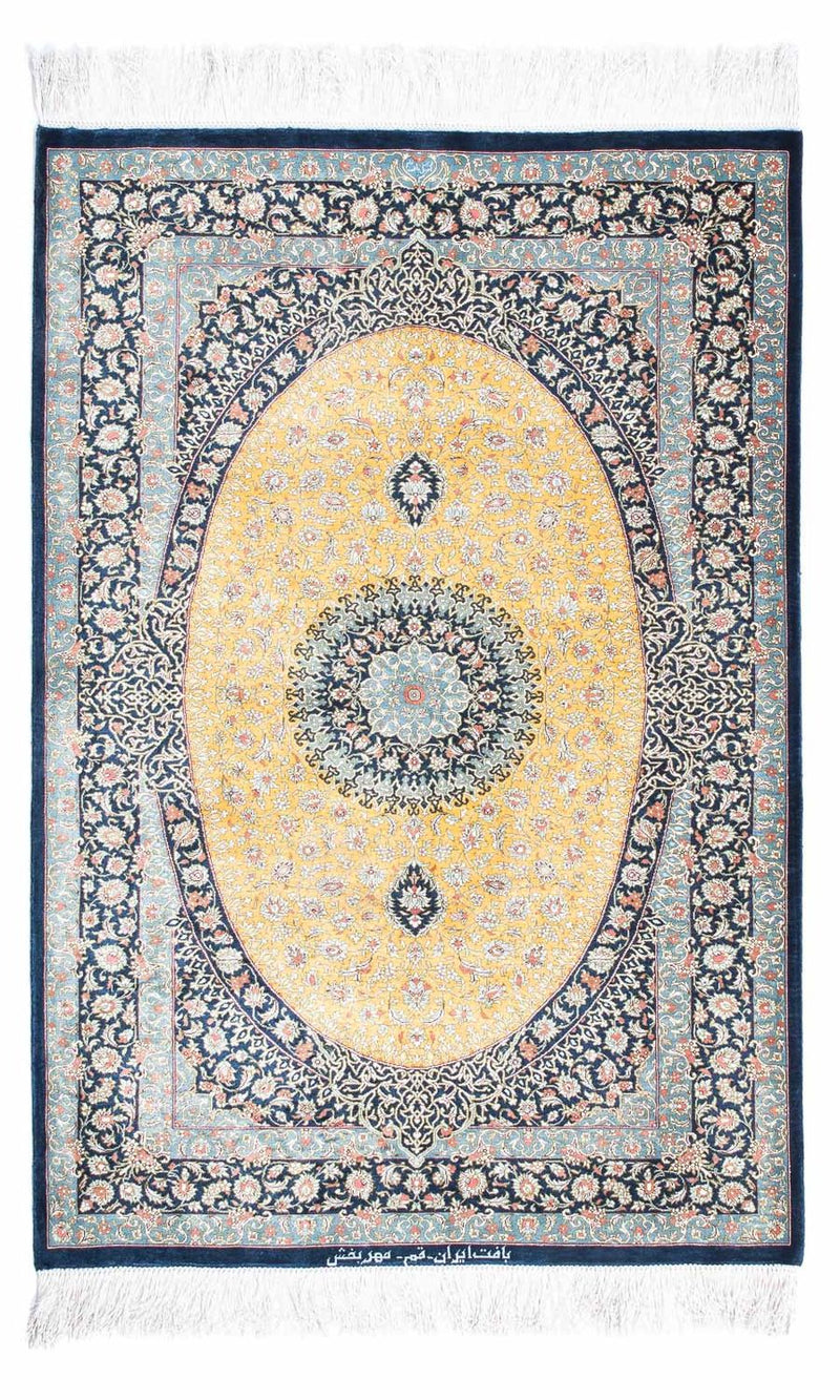 Ghom Teppich 78x118cm - Perserteppich