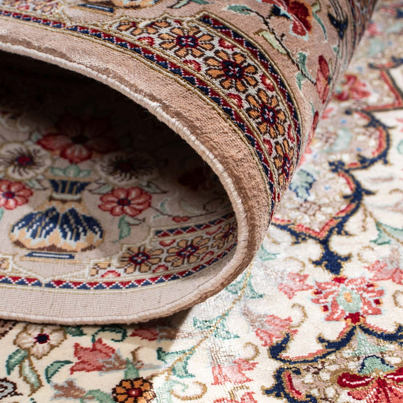Ghom Teppich 84x125cm - Perserteppich - beige