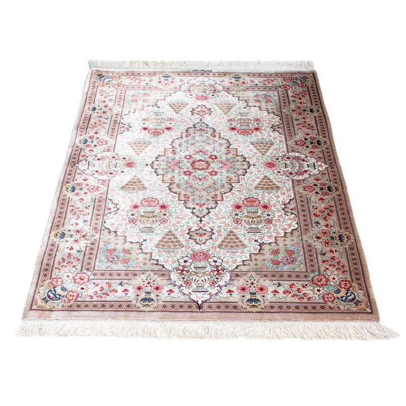 Ghom Teppich 84x125cm - Perserteppich - beige