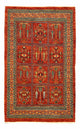 Kaschkuli Teppich 84x134cm - Perserteppich - dunkelrot
