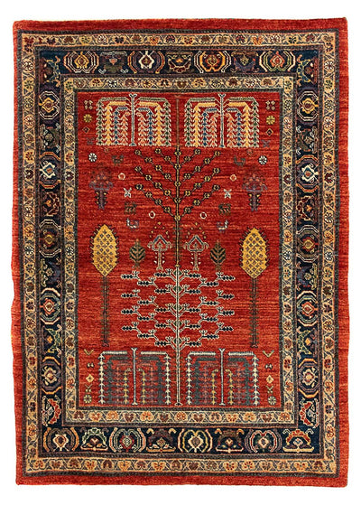 Kaschkuli Teppich 85x120cm - Perserteppich - dunkelrot