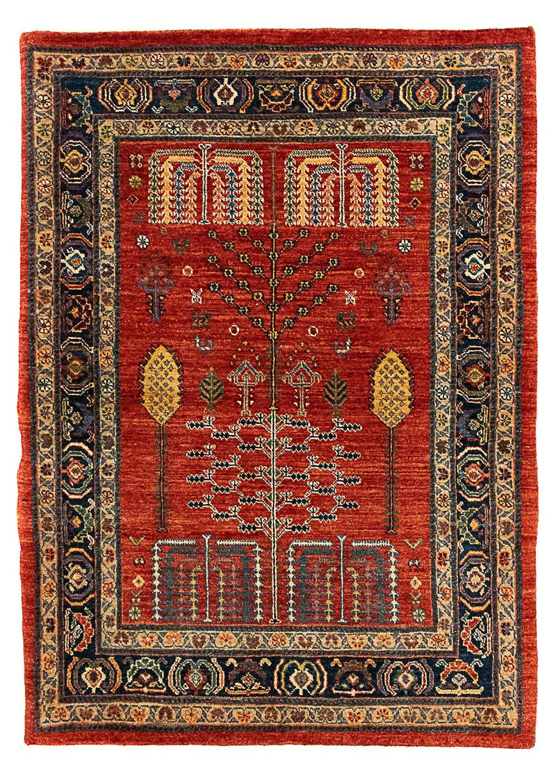 Kaschkuli Teppich 85x120cm - Perserteppich - dunkelrot