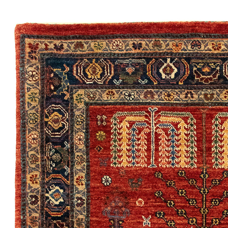 Kaschkuli Teppich 85x120cm - Perserteppich - dunkelrot
